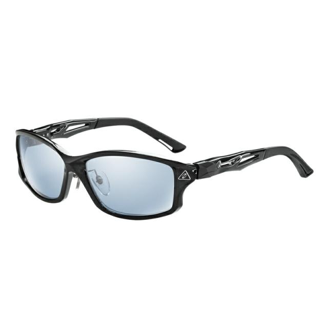 ゼクー F-1925 STELTH ステルス クリアブラック マスターブルー/シルバーミラー