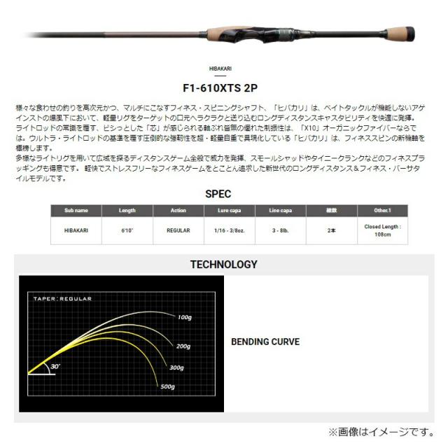 メガバス デストロイヤー オロチX10 2ピース F1-610XTS 2P ヒバカリ