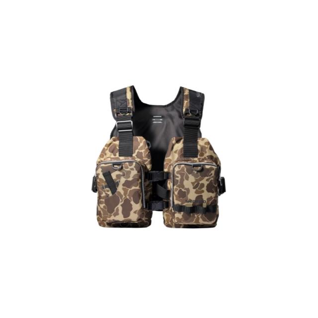 シマノ VF-068T ゲームベストライト ブラウンカモ フリー