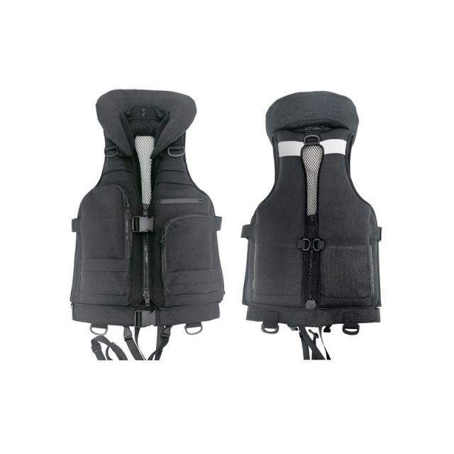 オーナー 撃投ボディプロテクター4 ブラック（ロゴカラー）