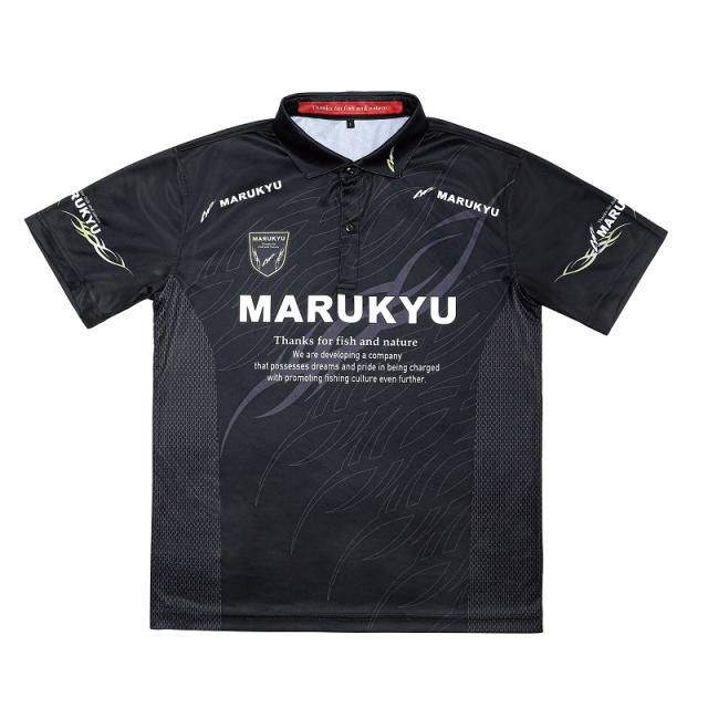 マルキュー TR-01 マルキユー ドライポロシャツ(半袖) ブラック M