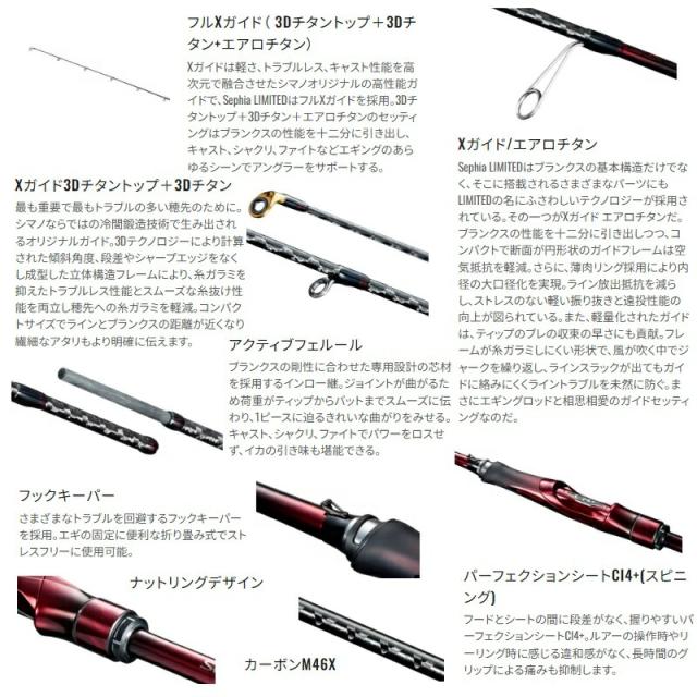 シマノ 25 セフィアリミテッド S76ML+ 【公式通販】