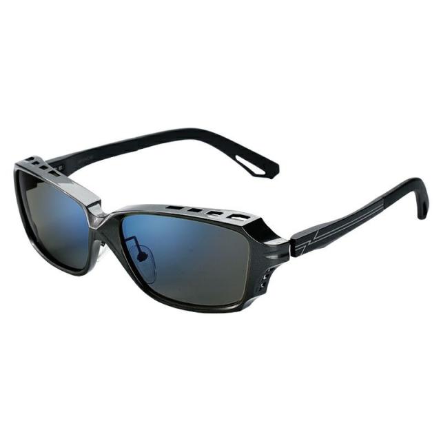 ゼクー SHADE シェイド F-2244 ガンメタル/マットブラック トゥルービューフォーカス/ブルーミラー