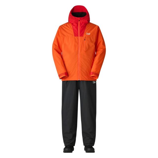 ダイワ DW-3525 レインマックス ウインタースーツ 2XL ホットオレンジ
