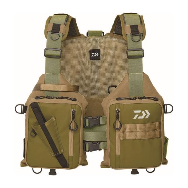 ダイワ DF-6425 ライトフロート ゲームベスト ミリタリーベージュ フリー