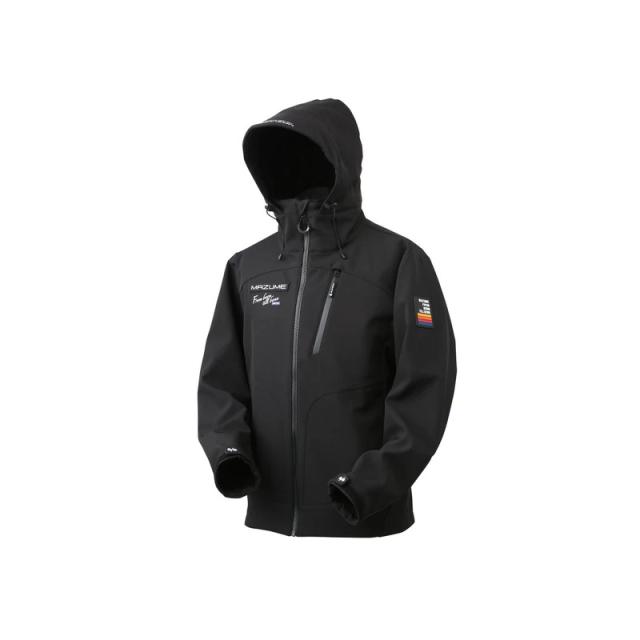 オレンジブルー MZFW-873 mazume ウインドカットジャケット S ブラック / 防寒着 防寒ウェア ジャケット
