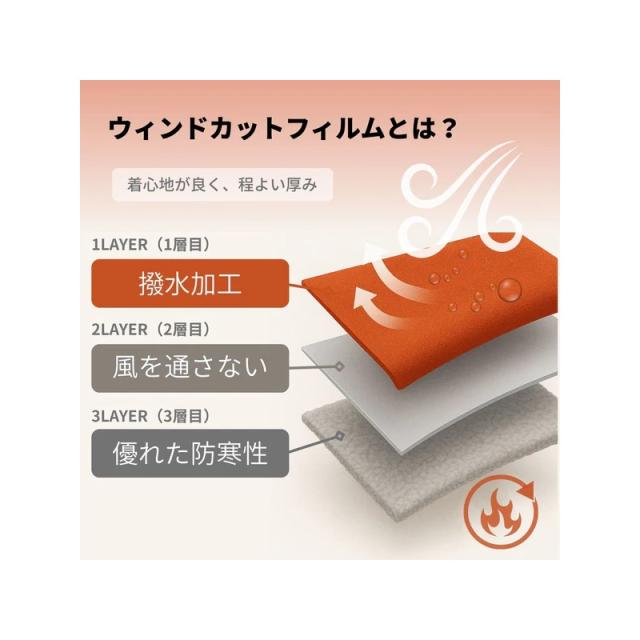 オレンジブルー MZFW-873 mazume ウインドカットジャケット M