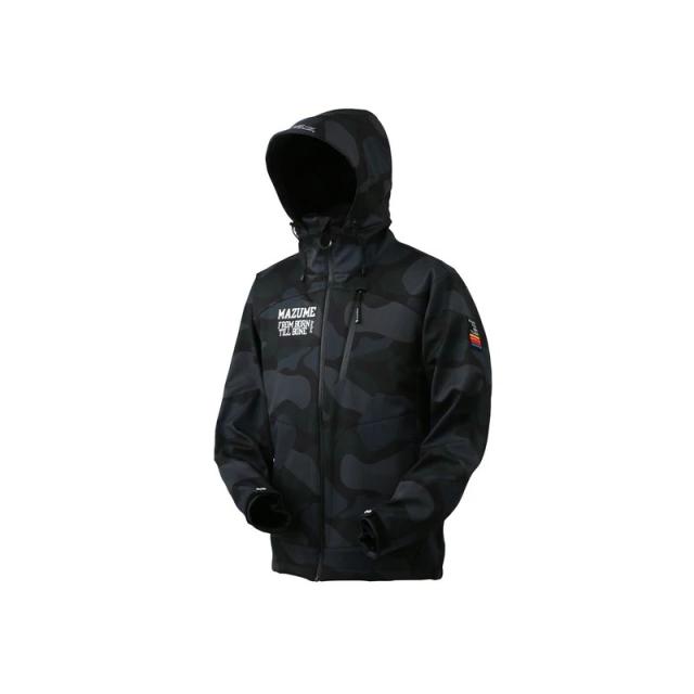 オレンジブルー MZFW-874 mazume ウインドカットジャケット 3L グリーンカモ / 防寒着 防寒ウェア ジャケット