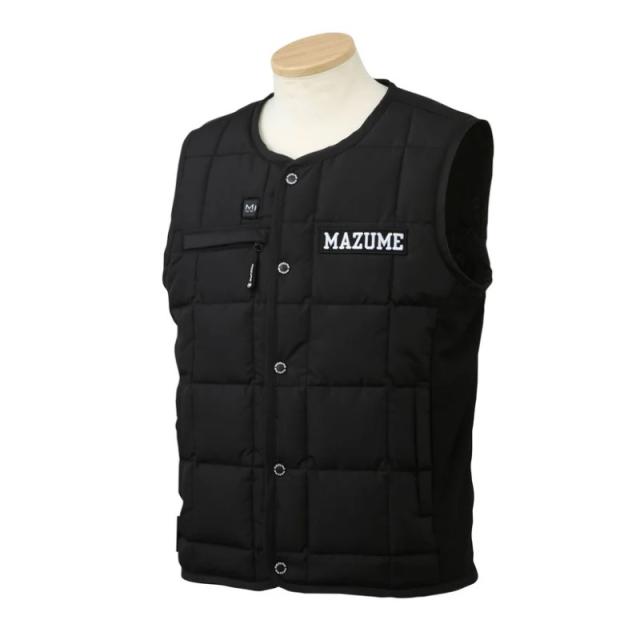 オレンジブルー MZFW-879 mazume ヒーターベスト L ブラック / 防寒着 防寒ベスト 電熱ベスト