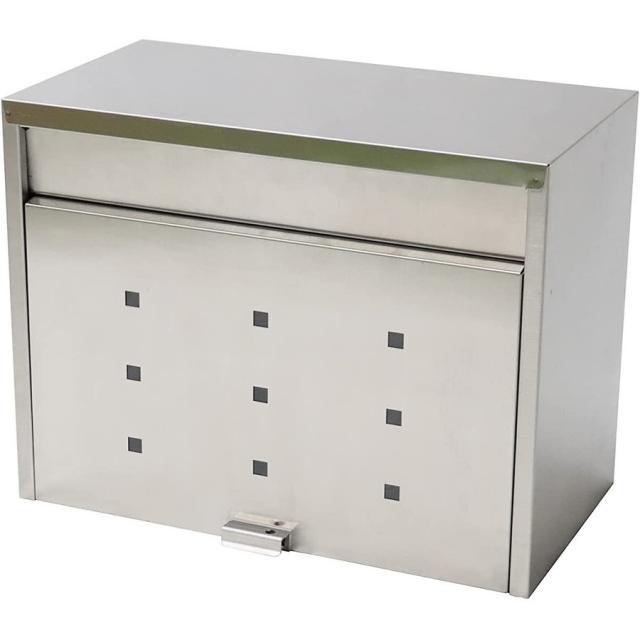 グリーンライフ(GREEN LIFE) ステンレスポスト 壁掛け型・前入れ、前出し式 集合住宅向けポスト ADP-240 グリーンライフ(GREEN LIFE) 郵便ポスト 大型ステンレスポスト 前入れ