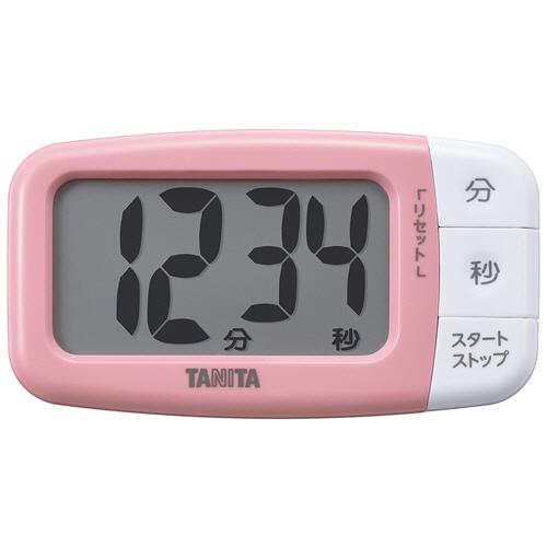 タニタ　抗菌でか見えタイマーPK ストロベリーピンク　TD430PK