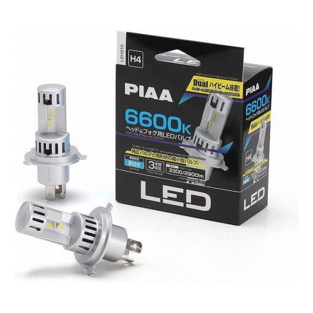 PIAA 上端&蒸気霧用 制御装置受け答え LED弁膜 2個入り口・入口 6600K 12V用 H4 LEH210