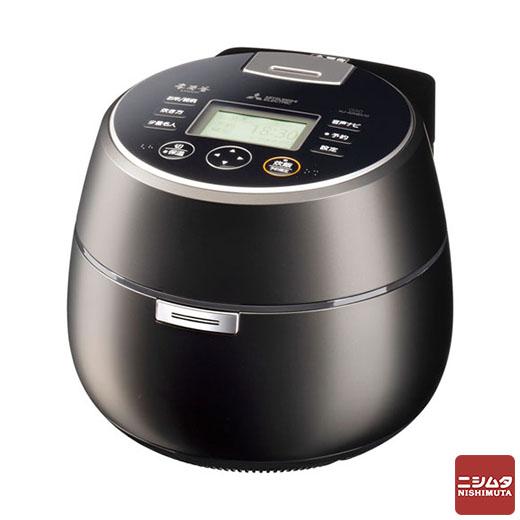 三菱 MITSUBISHI 本炭釜ジャー 炊飯器 5.5合炊き NJ-AWBX10-B