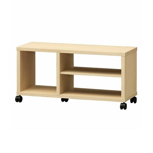 白井産業 フルニコ テレビ台 FUL-4080TVNA ナチュラルブラウン