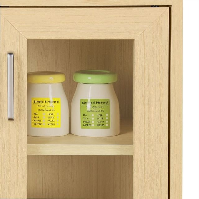 白井産業 フルニコ 家電収納キャビネット FUL-8065SLNA ナチュラルブラウン_5