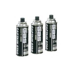 キャプテンスタッグ パール ガスカセットボンベ 3本組