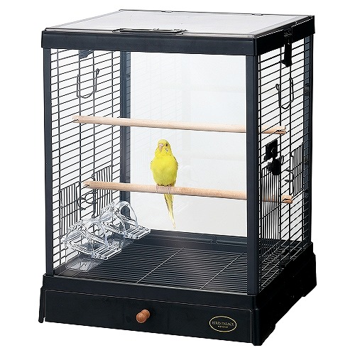 【未使用品】鳥用ケージ マルカン パードパレス クリアスクリーン 40BK マルカン バードパレス クリアスクリーン 40BKの通販はau PAY