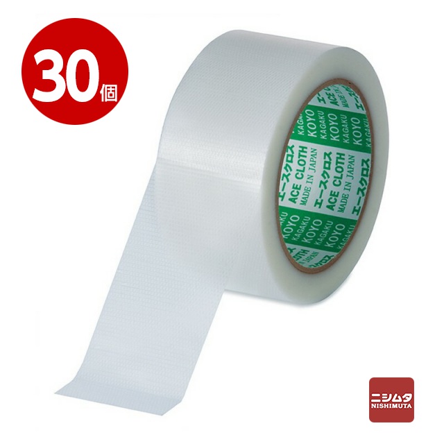 光洋化学　エースクロスα　クリア　養生テープ　30巻　YCL50X25【送料無料】