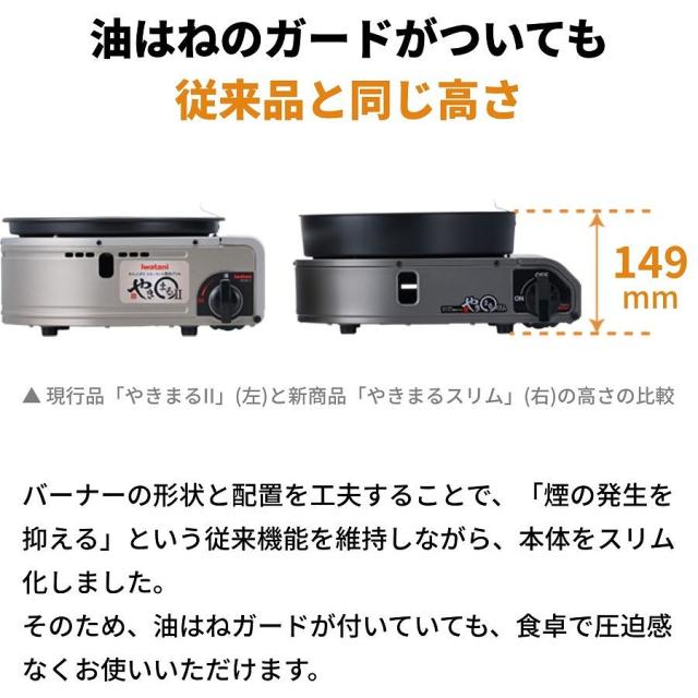 イワタニ カセットガススモークレス焼肉食べ物屋 やきまるか細い 介護ホーム御手伝いさん続きもの CB-SLG-3 新生きて行く
