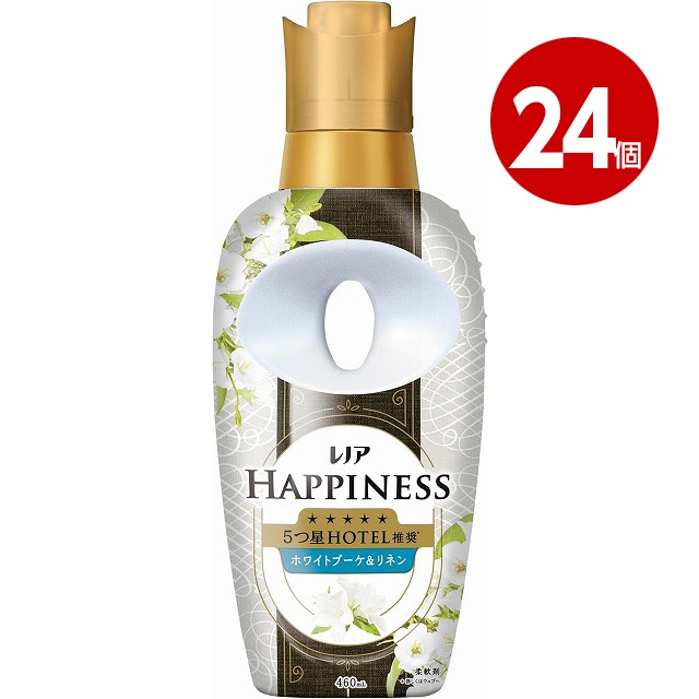 P＆G　レノアハピネス　夢ふわタッチ　ホワイトブーケ&amp;リネンの香り　本体　460ml×24個　柔軟剤【送料無料】