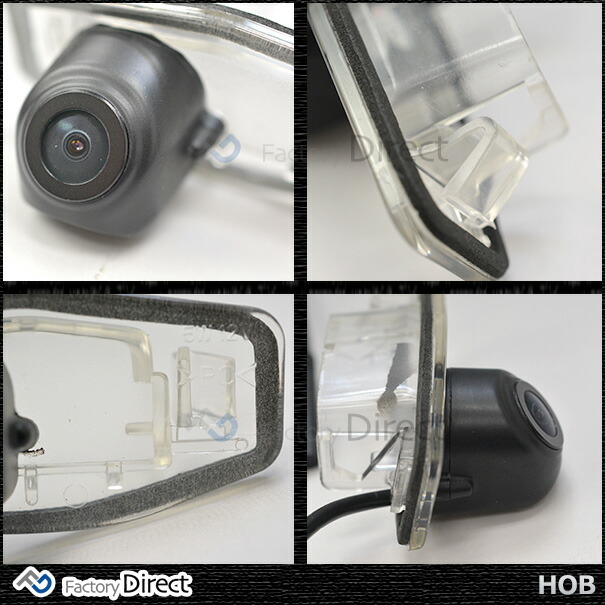 rc-ho-b05 HONDAホンダ車種別設計CCDバックカメラキット Civic シビック(4D FD系 2005-2011) ナンバー灯交換タイプ(バックカメラ リアカメラ カーアクセサリー パーツ)_3