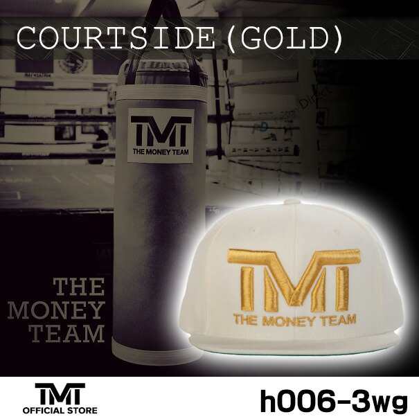 tmt-h006-3wg THE MONEY TEAM ザ・マネーチーム COURTSIDE GOLD 白