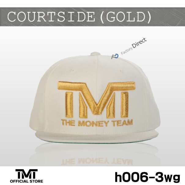 tmt-h006-3wg THE MONEY TEAM ザ・マネーチーム COURTSIDE GOLD 白