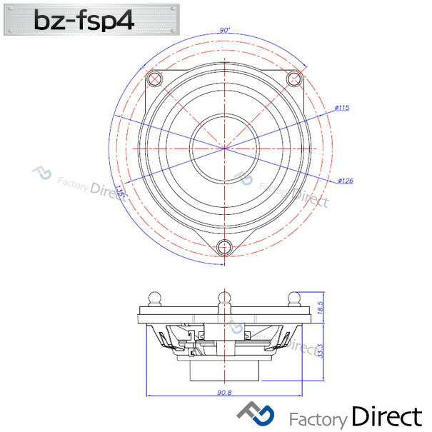 ファクトリーダイレクト (スピーカー祭開催中) ベンツスピーカー fd-bz