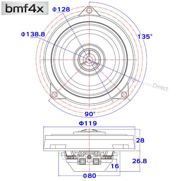 (スピーカー祭)　fd-bmf4x-20 3シリーズ G20 G21(フロント&リア) 4inch 10cm 2WAY BMW コアキシャル スピーカー(カスタム パーツ 車 オーディオ カースピーカー 車載スピーカー ステレオスピーカー オーディオスピーカー カーオーディオ)の通販は