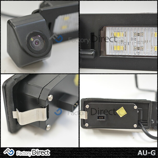RC-AUG10 AUDIアウディーQ5 (8R 2013-2017)車種別設計CCDバックカメラキット 純正LEDランプ装着車ナンバーレンズ交換タイプ(バックカメラ アウディ リアカメラ カスタム パーツ led バック カメラ カスタムパーツ 改造)_4