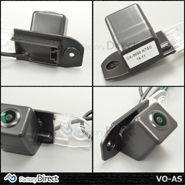 rc-vo-as03 SONY CCD バックカメラ VOLVO ボルボ V70 III 2008-2010 9698 純正ナンバー灯交換タイプ (カー用品 ナンバープレート バック カメラ リアカメラ CCDカメラ 車 パーツ カスタム 改造 ナンバー くるま 灯)_4