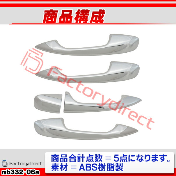 ri-mb332-06(111-06) ドアハンドル(右ハンドル)用 GLCクラス X253 (2016.02-2022 H28.02-R04) Mercedes Benz メルセデスベンツ クロームメッキトリム ガーニッシュカバー ( ドアノブ カスタム パーツ アクセサリー ドレスアップ 外装パーツ 車用品 カスタムパーツ )