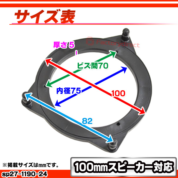 ac-sp27-1190-24a03 (フロントドア&リアドア専用) Cクラス S205 ワゴン (2014-2021 H26-R03) (100mm 4inch用) MercedesBenz メルセデスベンツ ABSインナーバッフルボード スピーカーアダプター ヨーロッパ 欧州EUブランド工場製造 ( 欧州車 EU バッフル ) ac-sp27-1190-24a03 (フロントドア&リアドア専用) Cクラス S205 ワゴン (2014-2021 H26-R03) (100mm 4inch用) MercedesBenz メルセデスベンツ ABSインナーバッフルボード スピーカーアダプター ヨーロッパ 欧州EUブランド工場製造 ( 欧州車 EU バッフル )