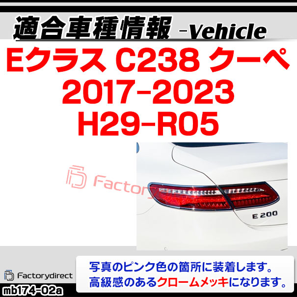 ri-mb174-02a テールランプ用 Eクラス C238 クーペ (2017-2023