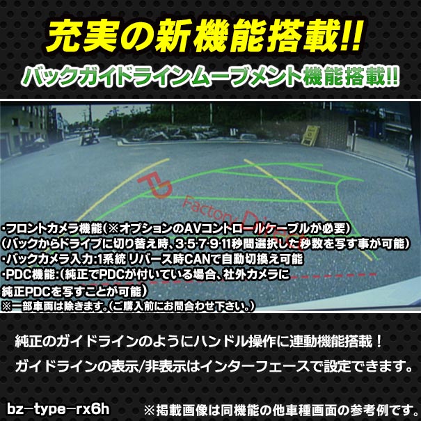 in-bz-type-rx6h17 Sクラス W222 (後期 2017.08-2020 12.3インチモニター NGT5.5 タッチパネル車両 ※前期は別モデル) AVインターフェイス HDMI入力搭載 フロント&サイドカメラ増設などに最適 メルセデスベンツ Benz (インターフェース ベンツ 車パーツ)_4