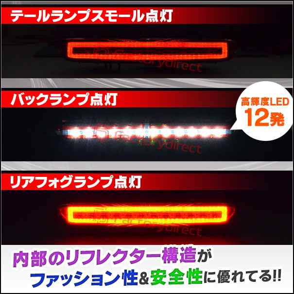 ll-mi-bua04 MINI R59 Roadster ロードスター (2012-2015 H24-H27 Cooper, Cooper S, Cooper SD JCW) LEDリアフォグ＆バックランプ 純正交換 (リアフォグランプ ストップランプ フォグライト フォグランプ リア ブレーキランプ ブレーキ灯 バックライト)の通販は