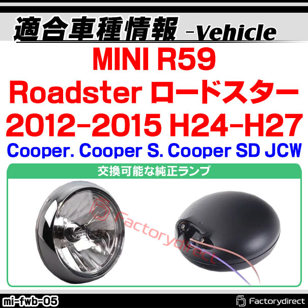 ll-mi-fwb-bk05 (ブラックボディー) MINI ミニ R59 Roadster