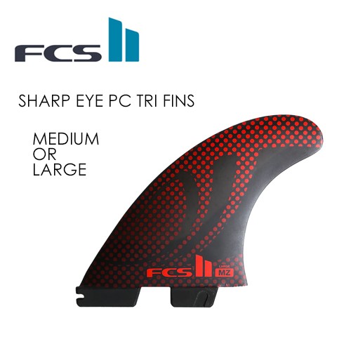 FCS2 エフシーエス フィン トライフィン シャープアイ●FCSII SHARP EYE PC TRI FINS