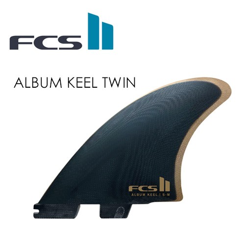 FCS2 エフシーエス フィン ツイン キール アルバムサーフ●FCS II ALBUM KEEL TWIN FIN SET