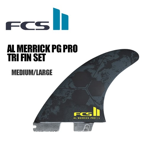 FCS2 エフシーエス フィン トライフィン アルメリック チャネルアイランズ●FCSII AL MERRICK PG PRO TRI FIN SET