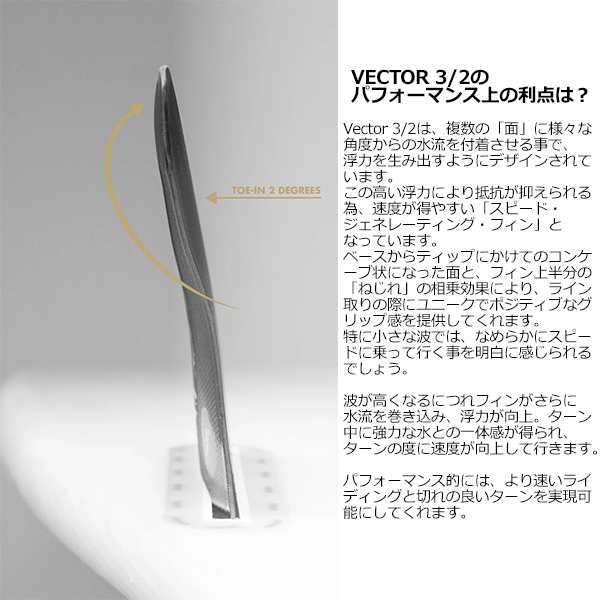 FUTUREFINS フューチャーフィン トライフィン クアッド●ALPHA VECTOR 3/2 5-Fin FIN SET LARGE