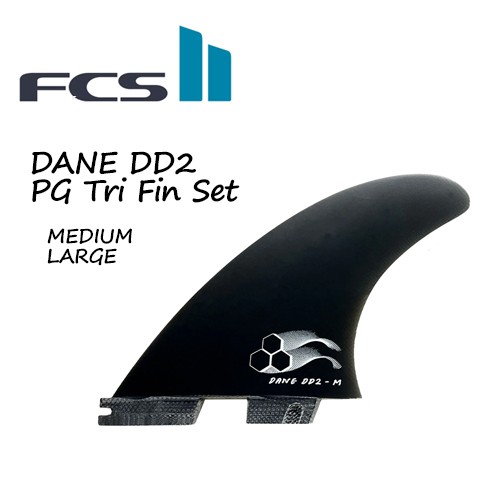 FCS2 エフシーエス フィン トライフィン Dane Reynolds デーン・レイノルズ●FCSII CI × Dane Reynolds DD2 PG Tri Fin Set