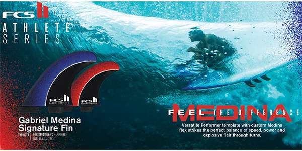 FCS2 エフシーエス フィン トライフィン Gabriel Medina ガブリエル・メディーナ●FCSII Gabriel Medina PC AirCore Tri Fin Set