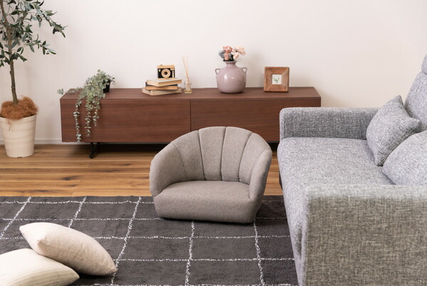 AZUMAYA ペットソファ PET-71GY 完成品 約W55×D50×H37×SH15.5  送料無料_5