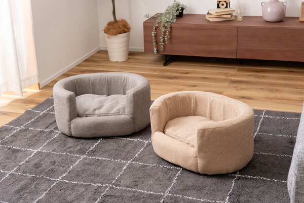 AZUMAYA ペットソファ PET-72IV 完成品 約W58×D44×H29.5×SH15  送料無料