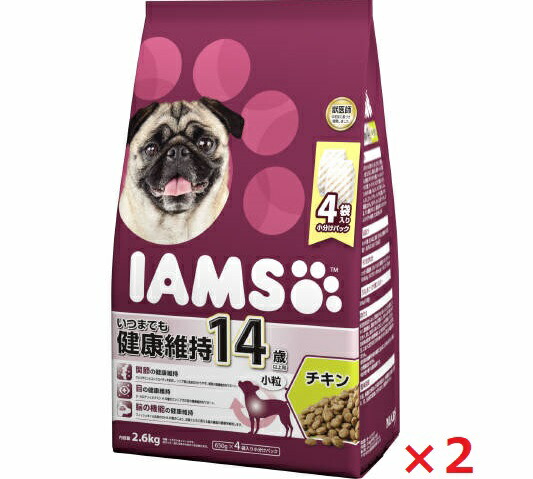 【2個セット】ＩＤ251アイムス　14歳以上用　いつまでも健康維持　チキン　小粒 2．6ｋｇ マース ペット フード ドッグフード まとめ買い