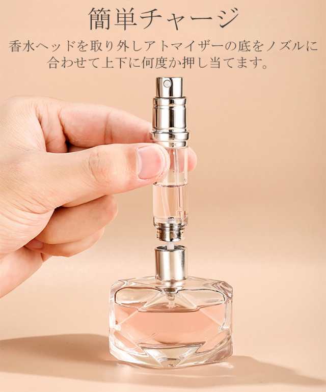 贈る結婚祝い 色：黒 Teenitor 香水アトマイザー 6ml スプレーボトル