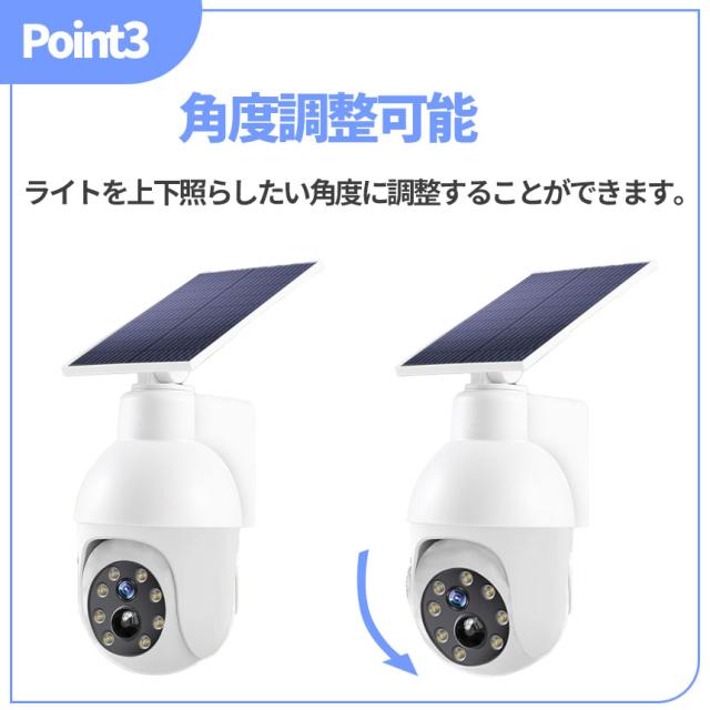 ソーラーライト 屋外 led 4個セット ダミーカメラ 防犯カメラ型 ダミー