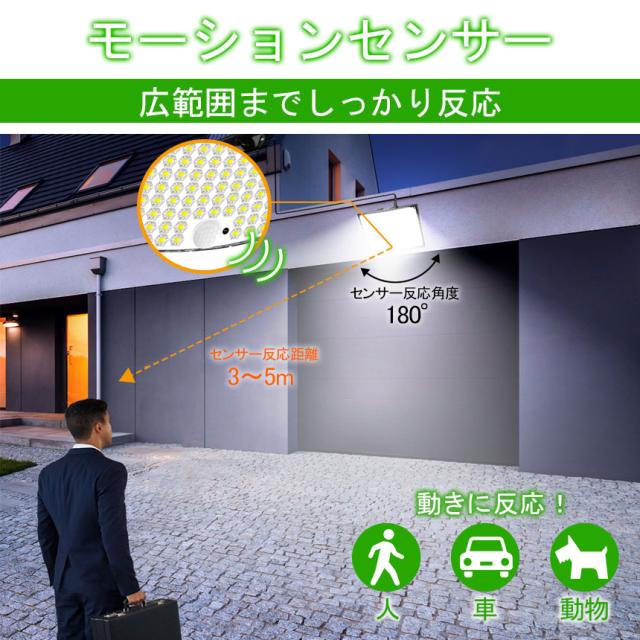 センサーソーラーライト 3個セット ソーラーライト センサーライト 268LED 分離型 防犯 屋外 ソーラーパネル ソーラー セキュリティ 壁付け 人感センサー 防犯ライト ガーデンライト リモコン付き アウトドア モーションセンサー 暗闇センサー セキュリティライト 照明 IP65の通販は センサーソーラーライト 3個セット ソーラーライト センサーライト 268LED 分離型 防犯 屋外 ソーラーパネル ソーラー セキュリティ 壁付け 人感センサー 防犯ライト ガーデンライト リモコン付き アウトドア モーションセンサー 暗闇センサー セキュリティライト 照明 IP65の通販は