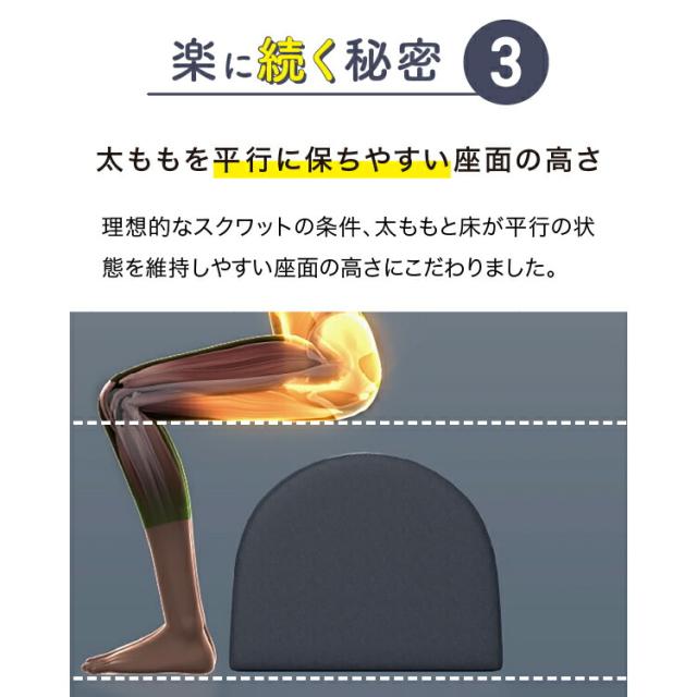 ワイドスクワットホッパー エクササイズ ワイドスクワット ストレッチ お腹 お尻 背中 太もも KANAMI 運動 簡単 トレーニング プレゼント セール PROIDEA プロイデア ドリーム 送料無料_9